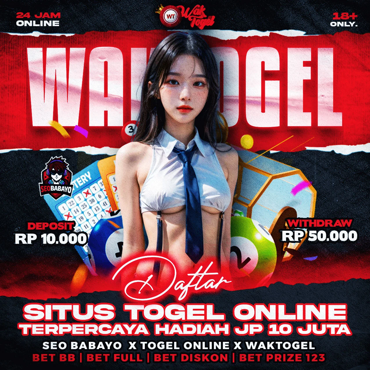 WAKTOGEL % Daftar Situs Togel Online Terpercaya Hadiah JP 10 Juta